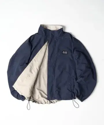 쿠티르 2way 리버서블 나일론 드로 코드 숏 블루종