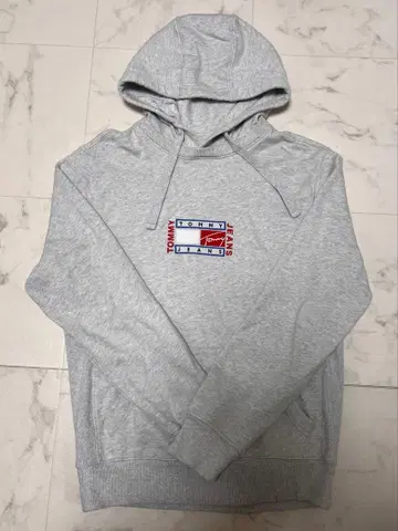 Tommy Jeans 그레이 후드티