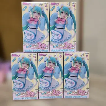 하츠네 미쿠 Fashion 피규어 Fancy 5체 세트