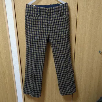 ZARA 해리 럼버트 체크 플레어 팬츠 HURRY RUMBERT