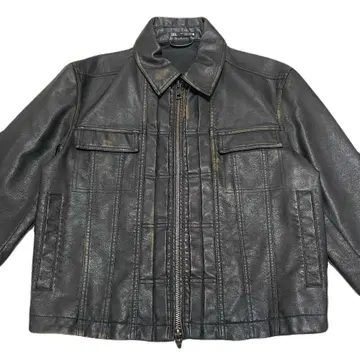 ZARA 그라데이션 인조 가죽 자켓