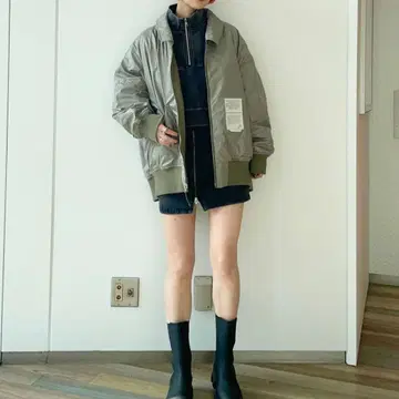 JEANASIS 리버서블 플라이트 자켓