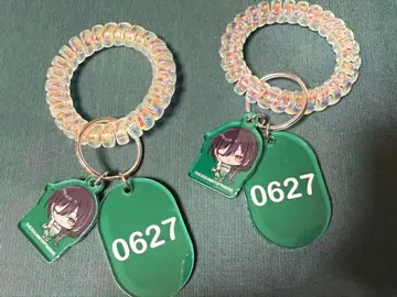 샤니마스 온천 콜라보 온천 열쇠풍 키링 화이트 시라세 사쿠야