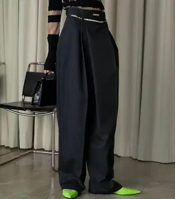 PRANK PROJECT 문 슬릿 아지메 턱 팬츠