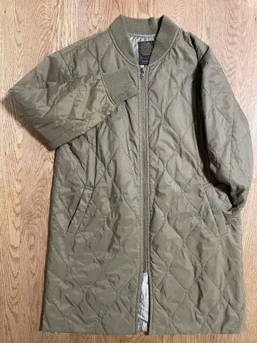 [ USED 사이즈 M ] B:MING by BEAMS 올리브 퀼팅 코트