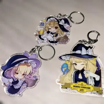 동방신기 키리사메 마리사 아크릴 키링 3개