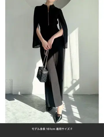 RESEXXY/ 시어 슬리브 콤비네존