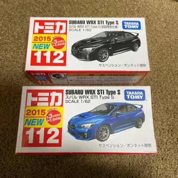 No.112 스바루 WRX STI Type S 미개봉 새상품 2대 세트