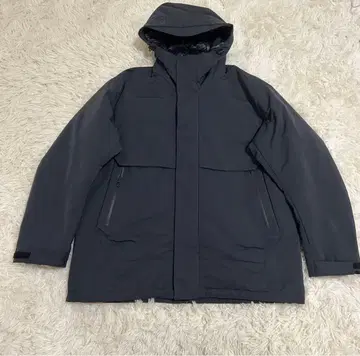 UNIQLO +J 하이브리드 다운 오버사이즈 파카 블랙 L 사이즈