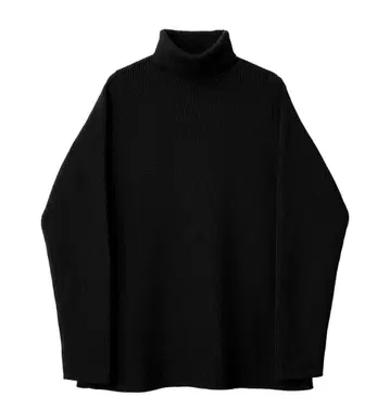 L 3 TEATORA 7G 테아토라 터틀넥 니트 블랙 경량