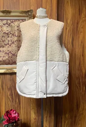 셀렉샵 구매 에코 퍼 베스트 리버서블 올 시즌 새상품 3만 엔