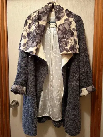 거의 미사용 m sugawara 오리지널 코트 하프 코트 그레이