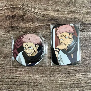 주술회전 양면 스쿠나 캔뱃지 세트