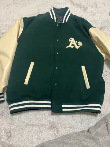 A's 바시티 자켓 M 사이즈 다크 그린 RAGEBLUE