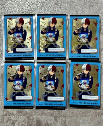 토도로키 쇼토 특전 클리어 카드 6장 세트 나의 히어로 아카데미아