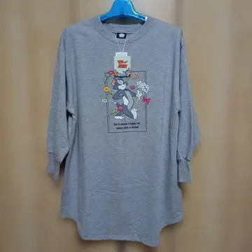 새상품 빅 사이즈 톰과 제리 트레이닝복 튜닉 3L 그레이