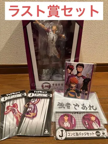 하이큐 happy복권 라스트상 우시지마 와카토시 피규어 6세트