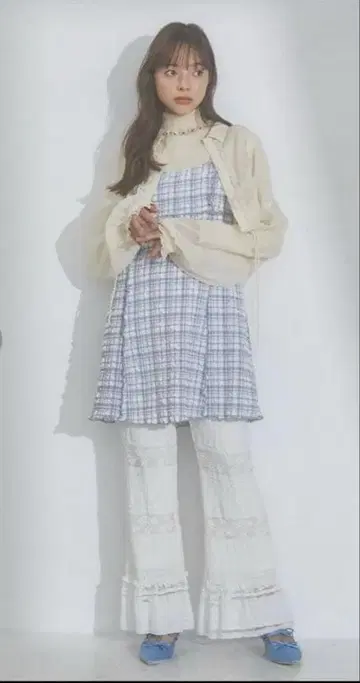 merry jenny 메리제니 레이스 티어드 팬츠