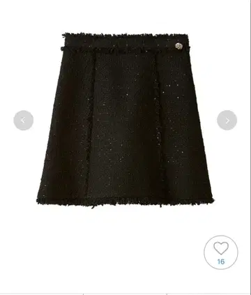 스나이델 트위드 미니 스커트