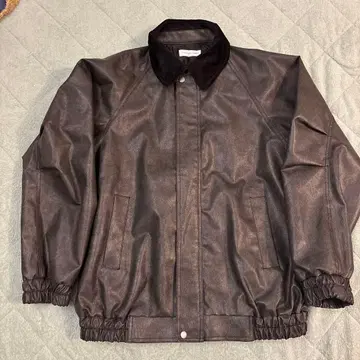 CIAOPANIC TYPY 옷깃 코듀로이 빈티지 페이크 가죽 자켓