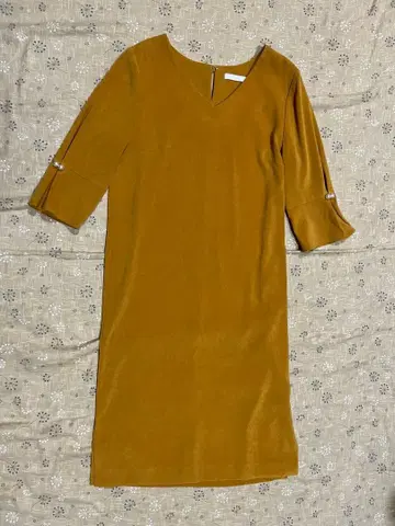 tonal 벨로아 원피스 펄 사이즈 36