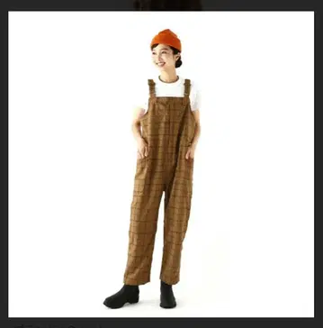 컬럼비아 x yurie 살로펫 오버롤 브라운 S