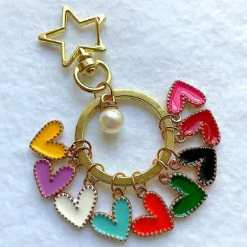 Snowman 컬러풀 하트 참 i Snowman