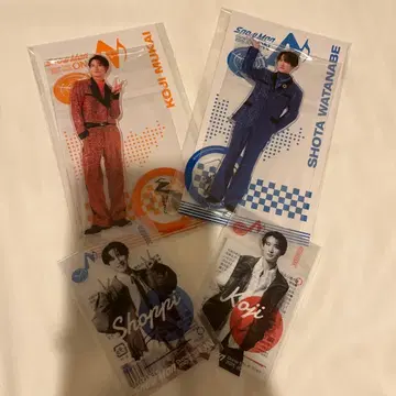 와타나베 쇼타 무카이 코지 나베코지 아크릴 스탠드 스티커 세트