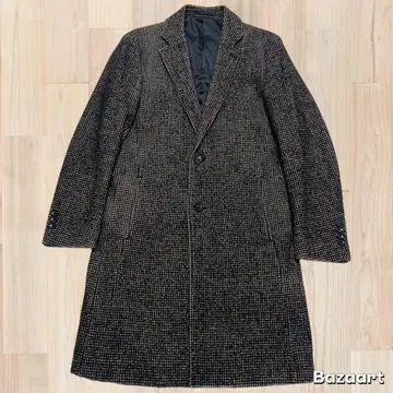 컨디션 최상 SUIT SELECT 체스터 코트 비슈 하운드 투스 S