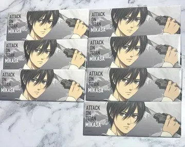 진격의 거인 미카사 아커만 베이스야드 도쿄 스퀘어 캔뱃지 7개