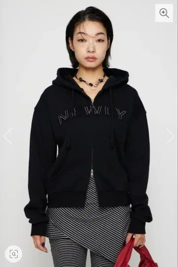 PATCHWORK 후디 LAGUA 라구아 맨투맨 후드티 블랙