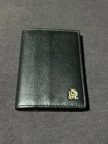 dunhill 블랙 가죽 카드 케이스 명함지갑