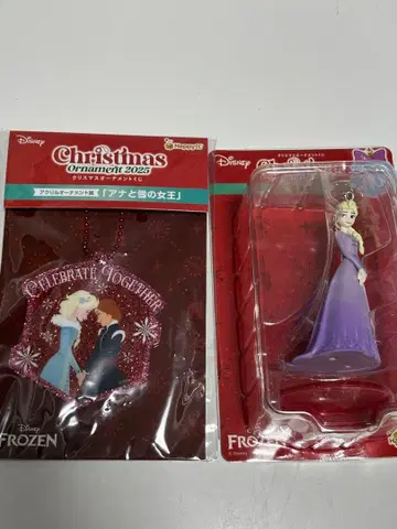 [ 새상품 ] 2025 happy 복권 크리스마스 오너먼트 피규어 안나