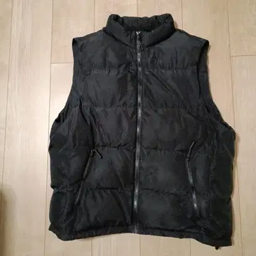 ZARA 블랙 다운 베스트 L