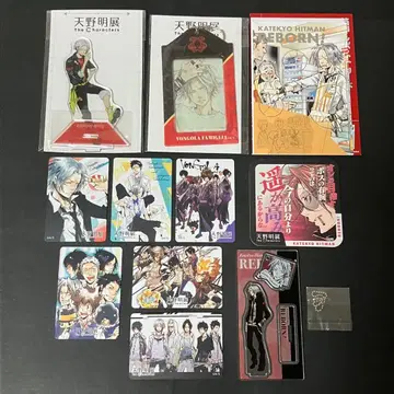 아마노 아키라 전시회 고쿠데라 하야토 아크릴 스탠드 카드 홀더 엽서 참