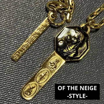 성모 메달 열쇠형 목걸이 골드 컬러 가톨릭 기독교