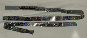 Snow Man ON 돔 투어 은색 테이프 1개 풀 원 로고 낙하물