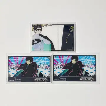 고서점가의 다리 공주 가라오케 철인 아크릴 카드 박사 3장