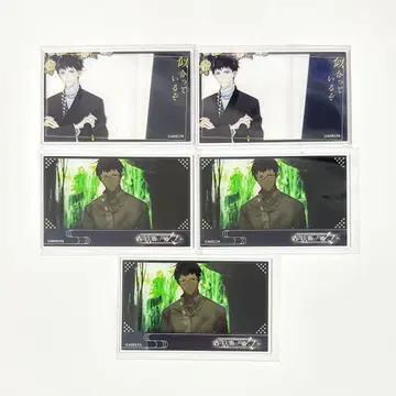 고서점 거리의 옥교의 공주 가라오케 철인 아크릴 카드 꽃다발 5장