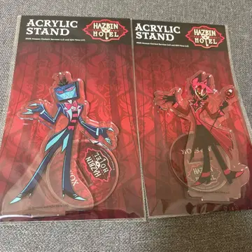 새상품 해즈빈 호텔 아크릴 스탠드 벅스 알래스터 세트