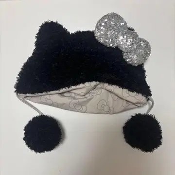 헬로키티 팬캡 유니버셜 폼폼