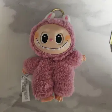 POP MART 토끼 코스튬 봉제 인형 키링