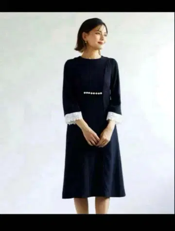 택 포함 새상품 화이트 조라 펄 장식 투웨이 원피스