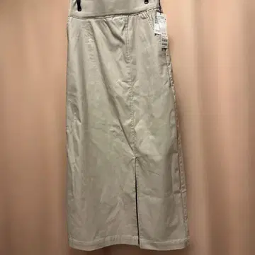 un dix cors 샌드 베이지 롱 스커트 F