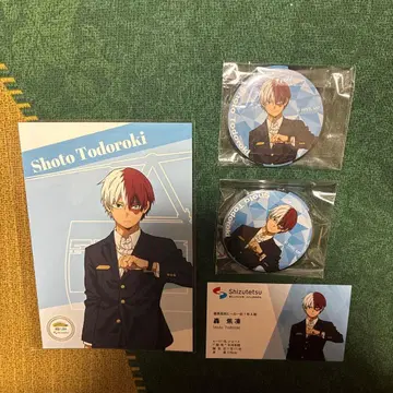 토도로키 쇼토 정철 캔뱃지 명함풍 카드 포스카