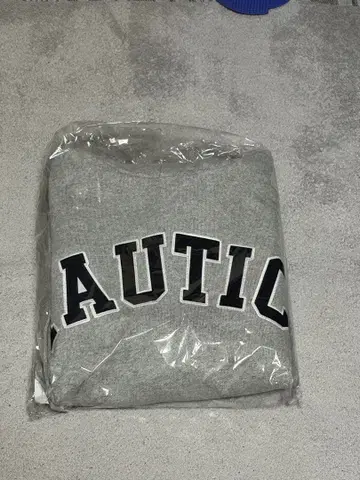 NAUTICA 그레이 후드 부착 후드티