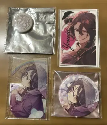 올림피아 소아레 연 캔뱃지 & 아크릴 카드 4점 세트