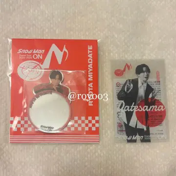 Snow Man 미야타테 료타 클리어 스티커+미러 스티커