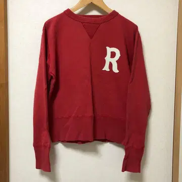 SLAP SHOT 양면 V넥 리브 긴 맨투맨 M 슬랩샷 트레이닝복