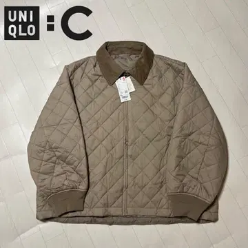 새상품 택 포함 유니클로C 유니클로 웜 패디드 블루종 XL 자켓